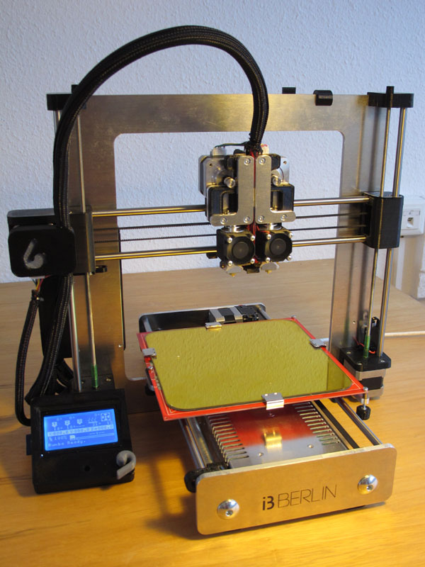 The assembled i3 Berlin printer