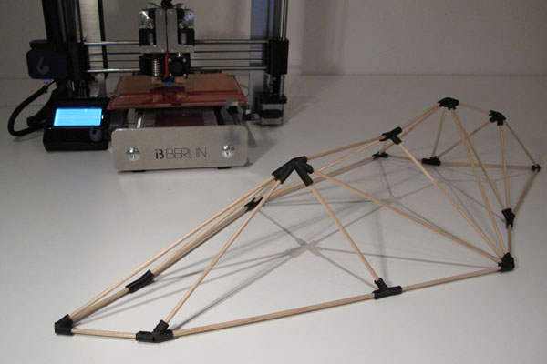 Polycon object and 3D printer