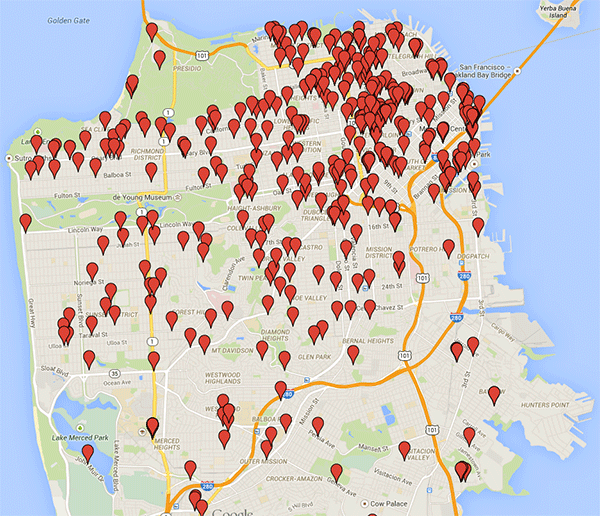 Apartment listings in San Francisco