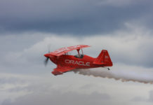 A plane with Oracle symbol