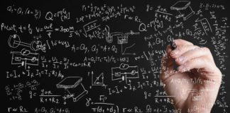 Scientific formulas and calculations in physics and mathematics