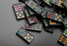 black color dominoes