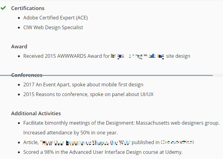 web designer certifications