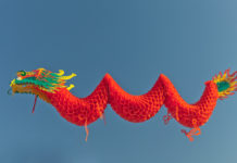Paper Chinese dragon