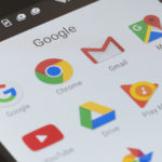google apps on a screen