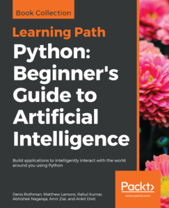 Python for artificial intelligence book learning path cover